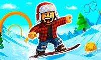 스노우 라이더 오비 파쿠르 - crazygames