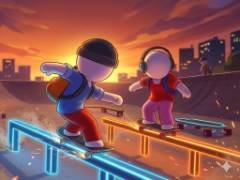 스케이트 듀오 러너 - crazygames
