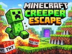 마인크래프트 크리퍼 탈출 - crazygames