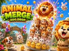 애니멀 머지: 죠 드롭 - crazygames,crazy games,free games,h5 game, free play,free crazy games