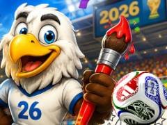 2026 월드컵 색칠하기 - crazygames