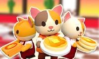 고양이 팬케이크 디너 - crazygames