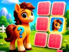 귀여운 포니 메모리 퀘스트 - crazygames