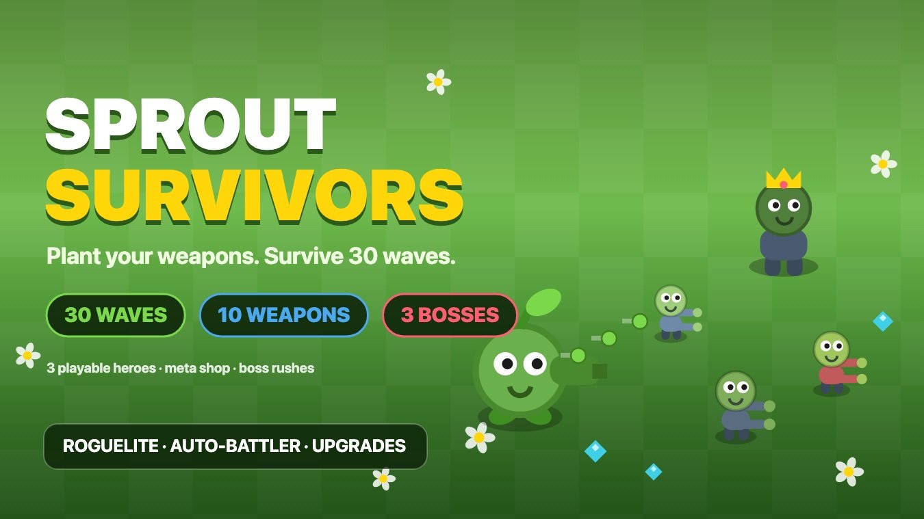 스프라웃 서바이버즈 - crazygames,crazy games,free games,h5 game, free play,free crazy games