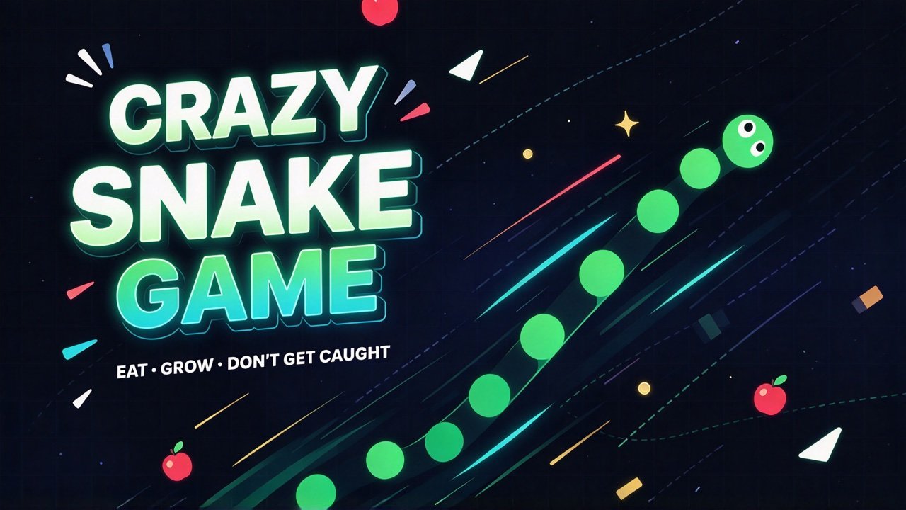 크레이지 스네이크 - crazygames
